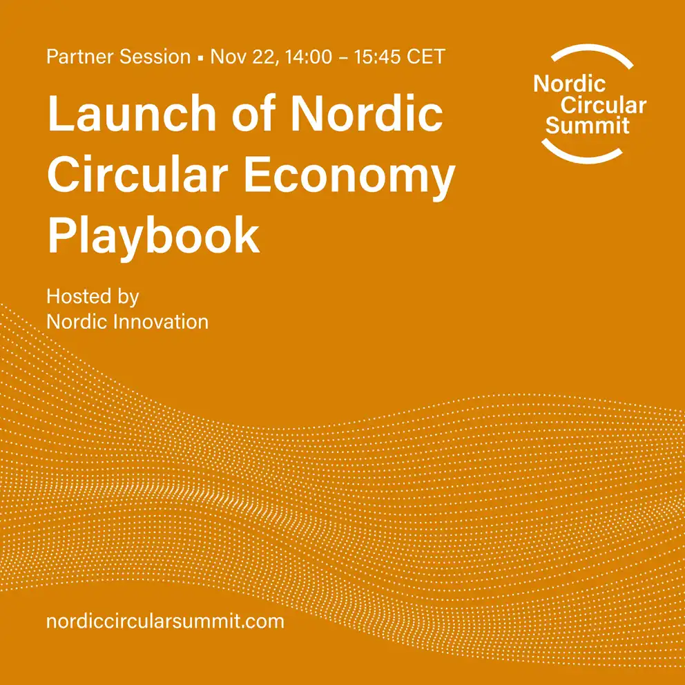 Launch of Nordic Circular Economy Playbook