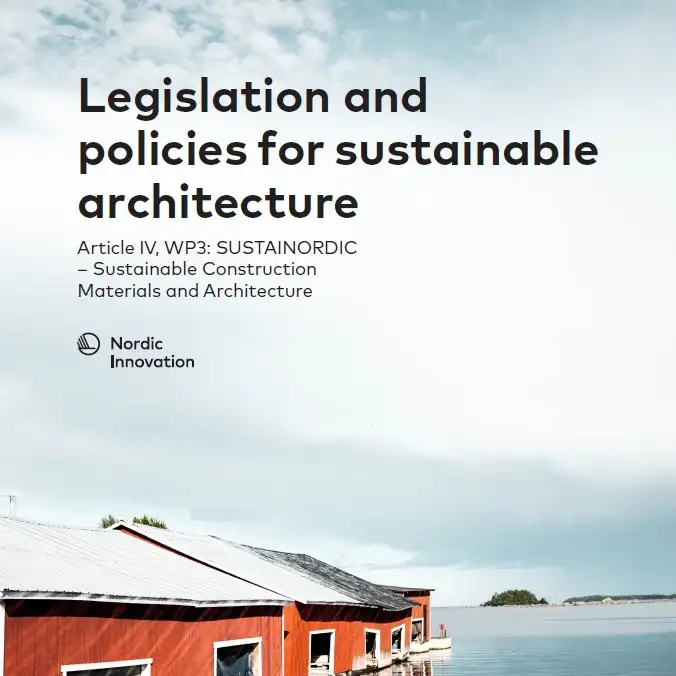 front page Legislation and Policies to Pave the Way for Sustainable Architecture