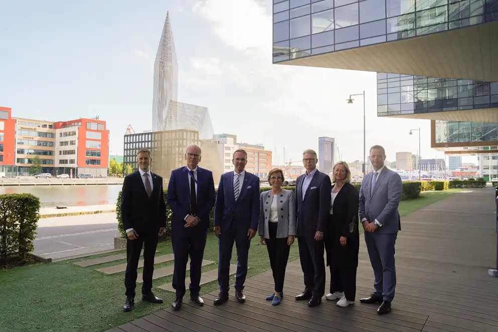 Group photo of the Nordic Ministers from the meeting in Gothenburg